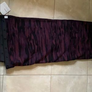 Lululemon purple and black camo Vinyasa scarf